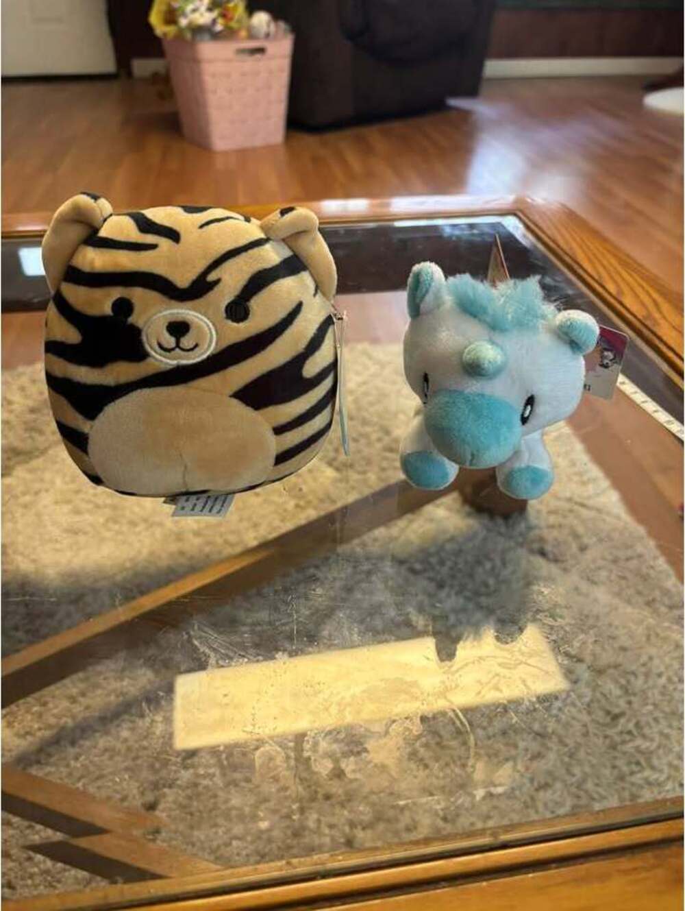 Squishmallows Tiger and Unicorn Plush Set